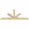 Ekena Millwork Richland Rough Sawn Timber Gable Bracket, Douglas Fir, 96"W x 48"H x 4"D x 6"F, 12/12 Pitch GBW096X48X0406RIC00RDF - alternate 4